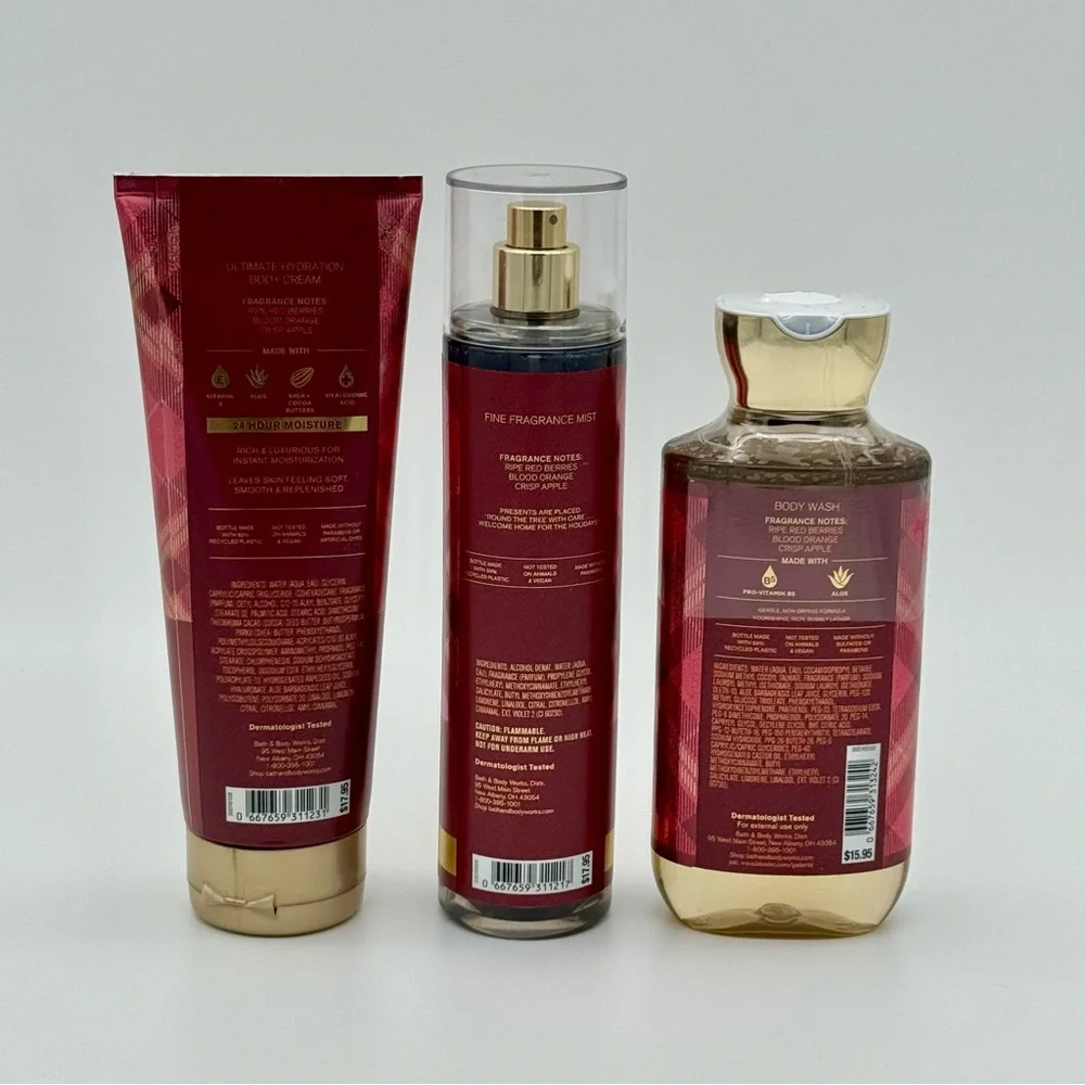 Bath & Body Works Bright Christmas Morning Body Care Gift Set NWT